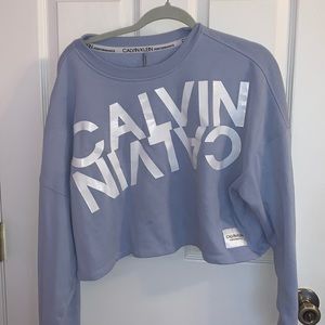 Light blue size medium Calvin Klein crew neck